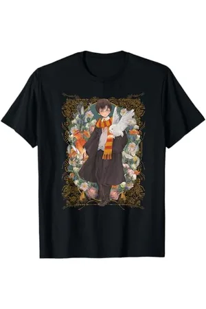 Harry Potter Harry and Hedwig Botanical T-Shirt