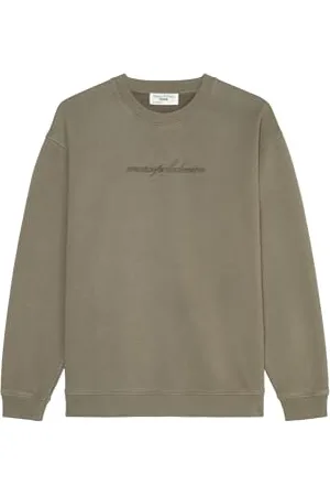 Marc O’ Polo Marc OߴPolo Denim Herren Sweatshirt aus Bio-Baumwolle Relaxed Fit, Grau , L