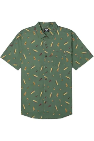 Hurley Herren One and Only Lido Stretch Ss Hemd, , XL