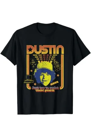 Stranger Things Vintage Dustin Retro Gaming Meme Pearls T-Shirt