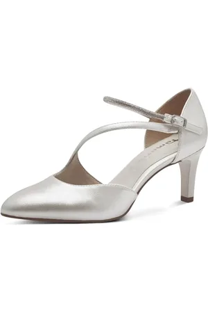 Tamaris Pumps Damen Vegan Elegant weiß,EU 39