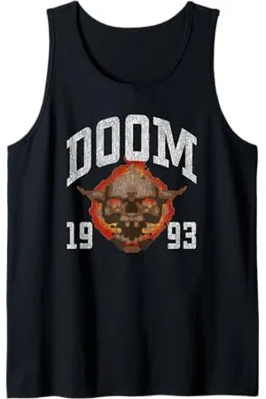 DOOM Ripple Junction x 1993 Lost Soul Pixelated Skull Tank Top