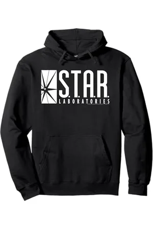 DC Comics Originals Flash Star Labs Logo White Pullover Hoodie