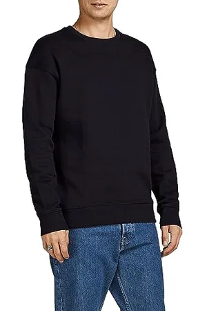 JACK & JONES Male Sweatshirt mit Rundhals Einfarbig Sweatshirt mit Rundhals