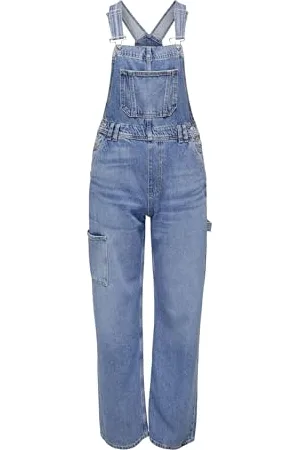 ONLY Damen ONLBJORK SL DNM Wide Worker CRO Overall, , L / 32L