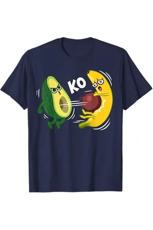 Fruit Of The Loom Avocado vs Banane T-Shirt
