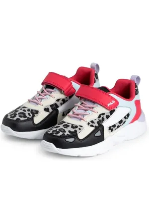 Fila VENTOSA A Velcro Kids Sneaker, Black-Azalea, 30 EU