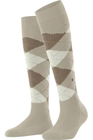 Burlington Damen Kniestrümpfe Whitby W Kh weich und warm lang gemustert 1 Paar, , 36-41