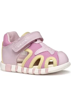 Geox Jungen Mädchen B IUPIDOO Gir Sandal, Pink/Lt Yellow, 26 EU