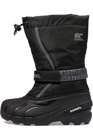 sorel Unisex-Kinder Flurry Boot Stiefel, Schwarz/City Grey
