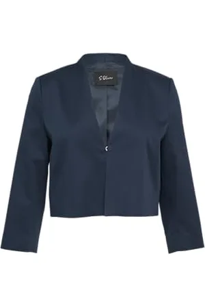 QS by s.Oliver Verkürzter Blazer mit 3/4-Ärmeln 40