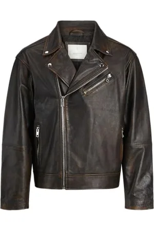 JACK & JONES JACK&JONES Herren Jprccvince Leather Biker JKT Lederjacke, , L