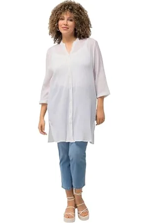 Ulla Popken Damen Bluse, , 46-48