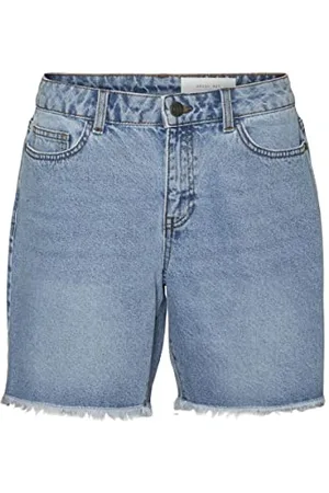 Noisy May Damen Nmsmiley Nw Frill Vi304lb Curve Shorts, , 48 EU