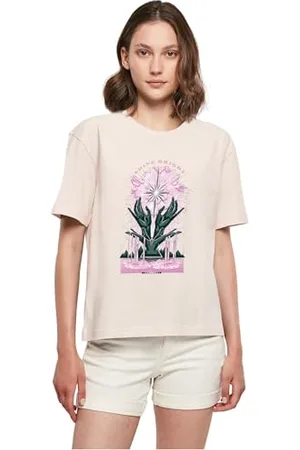 miss tee Damen Shine Bright Tee XXL pink
