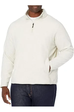 Amazon Herren Polarfleecejacke mit Viertelreißverschluss, , L