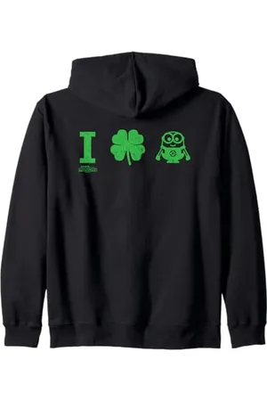 Minions Four-Leaf Clover St Patty’s Day Kapuzenjacke