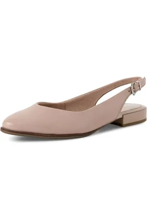Marco Tozzi Damen Slingpumps mit Verstellbarem Riemen aus Leder, Rosa , 40 EU