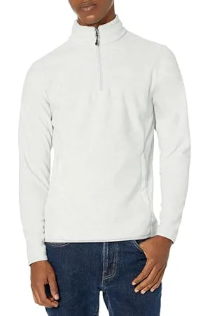 Amazon Herren Polarfleecejacke mit Viertelreißverschluss, , M