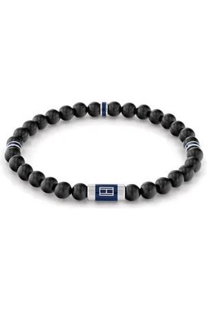 Tommy Hilfiger Jewelry Armband für Herren aus Holzperlen Schwarze Farbe - 2790323