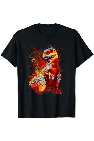 Jurassic Park Jurassic World Fiery Red Indominus Rex DNA T-Shirt