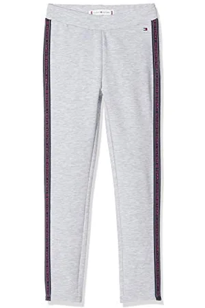Tommy Hilfiger Mädchen Curved Hem Leggings Legging, , One Size (Herstellergröße: 74)
