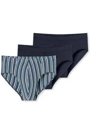 Schiesser Herren 3 Pack Unterwäsche Slips mit weichem Bund Bio Baumwolle Multipack - 95/5 Organic, , 10