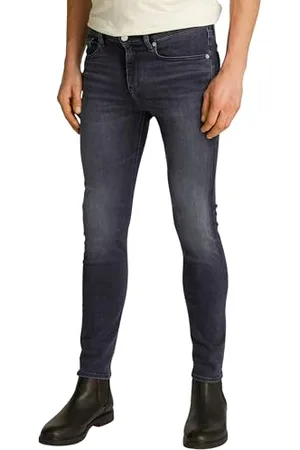 Calvin Klein Herren Jeans Hose Skinny Fit mit Stretch, Schwarz , 32W/33L