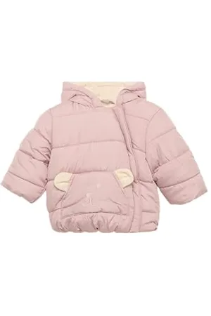 QS by s.Oliver Wattierte Jacke mit Fleece-Futter und Bären-Motiv 92