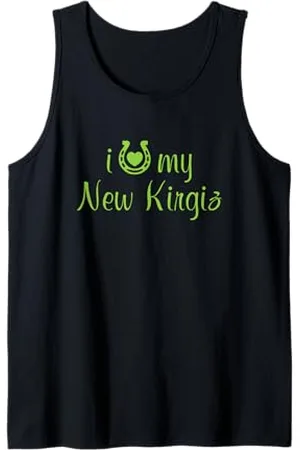 Hip Reittrainer "I Love My New Kirgiz" Tank Top