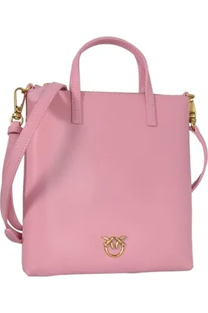 Pinko Damen Mini-Shopper aus Kalbsleder aus Seide Tasche