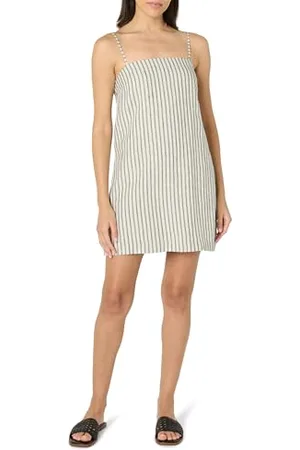 THE DROP Seville Linen Mini Shift Dress Kleider, , M