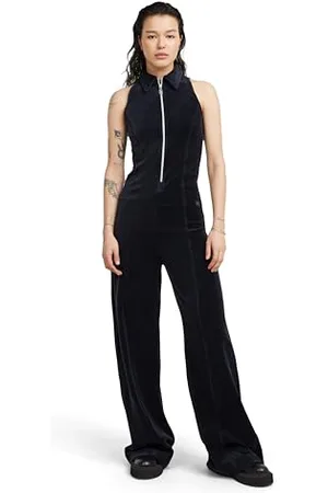 G-Star RAW Wide leg velvet jumpsuit