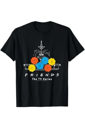 Friends Fountain And Umbrellas T-Shirt