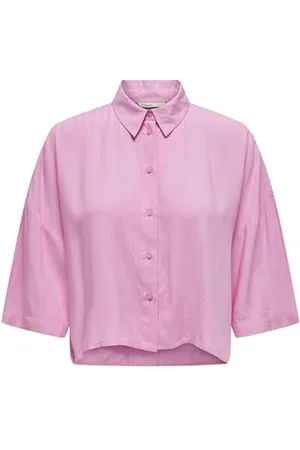 ONLY Damen Onlastrid Life 2/4 Cropped Shirt WVN Blusenshirt, , Medium