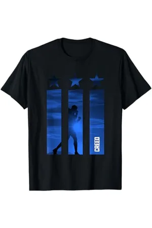 Creed Adonis 3 Sterne 3 Stangen blau T-Shirt