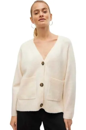 VERO MODA VMBOOM LS V-Neck Button Cardigan GA NOOS