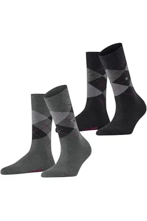 Burlington Damen Socken Everyday Argyle W So Baumwolle gemustert 2 Paar, , 36-41