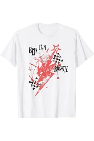 Billy Idol Checker-Collage T-Shirt