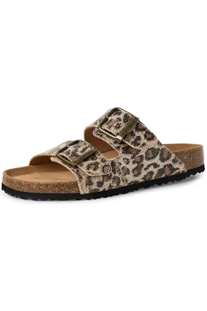 Tamaris Pantolette Damen Flach braun,EU 38