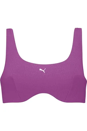 PUMA Swim Women Jacquard Scoop TOP 1P
