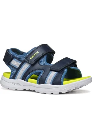 Geox J VANIETT Boy B Sandal, Navy/Lt Blue, 28 EU