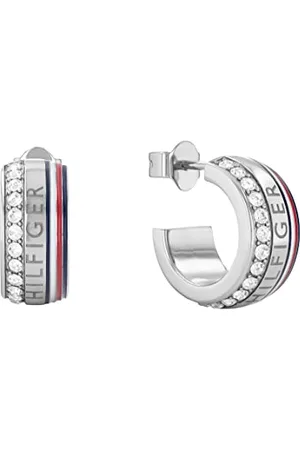 Tommy Hilfiger Jewelry Creolen für Damen aus Edelstahl mit Kristallen - 2780623