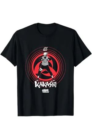 Naruto Shippuden Kakashi teilt einen Anime mit Augensymbol T-Shirt