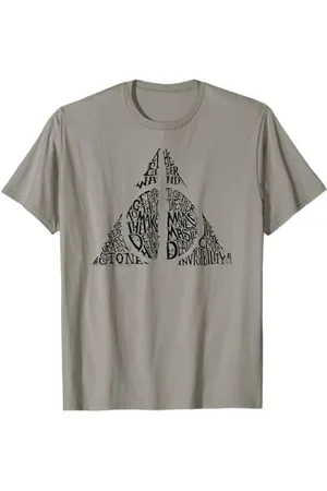 Harry Potter Deathly Hallows Text T-Shirt