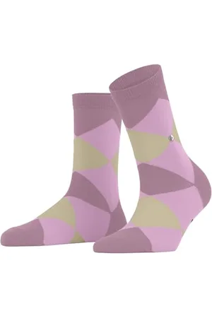 Burlington Damen Socken Bonnie W Sso Baumwolle gemustert 1 Paar, , 36-41