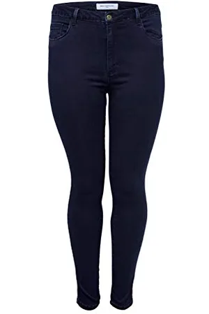 ONLY Carmakoma NOS Damen Caraugusta Hw Skinny Bb Dbd Noos Jeans, , 44 EU