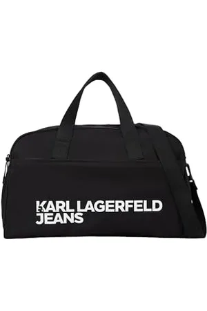 Karl Lagerfeld Nylon gymbag, Black, One Size
