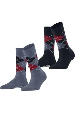 Burlington Damen Socken Everyday Argyle W So Baumwolle gemustert 2 Paar, , 36-41