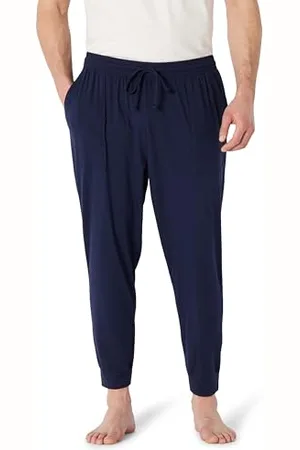 Amazon Herren Jogging-/Pyjamahose Aus Gestricktem Baumwollmischgewebe, , XL